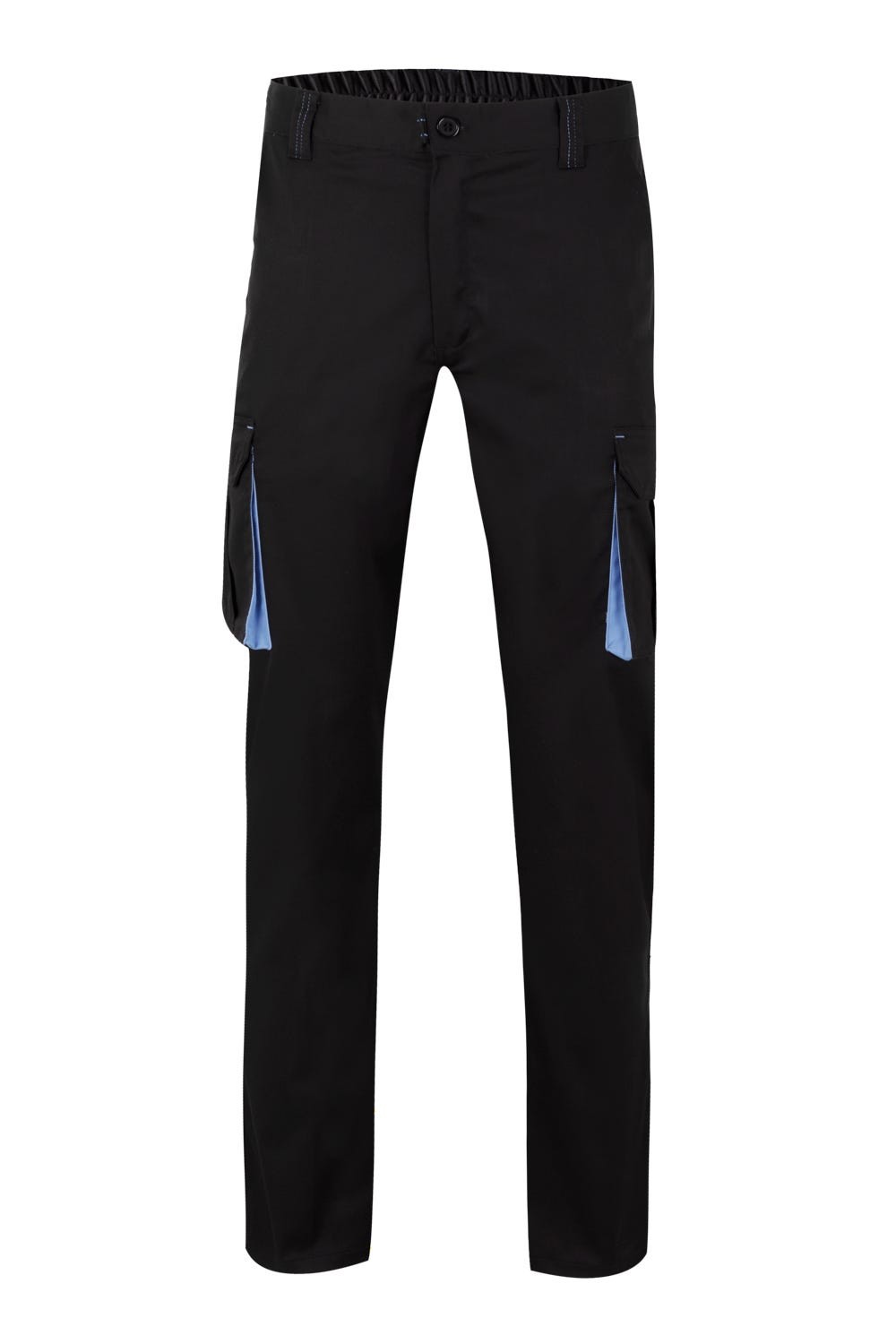 Pantalón stretch bicolor