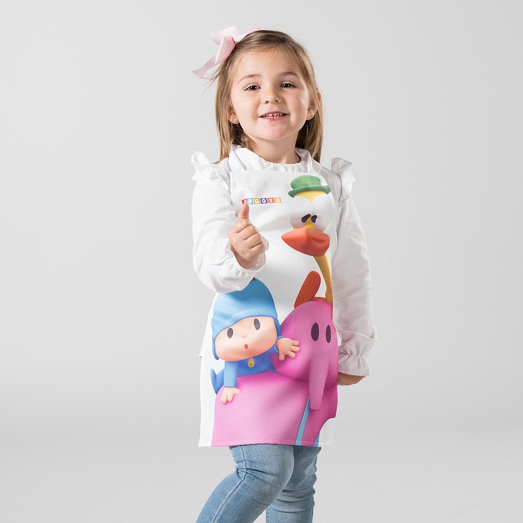 Delantal infantil pocoyo amigos