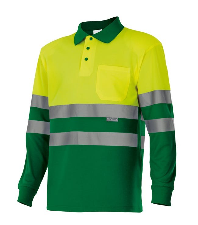 Polo bicolor ml av
