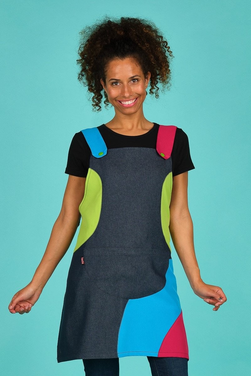 Estola tirantes con bolsillo Tejana multicolor