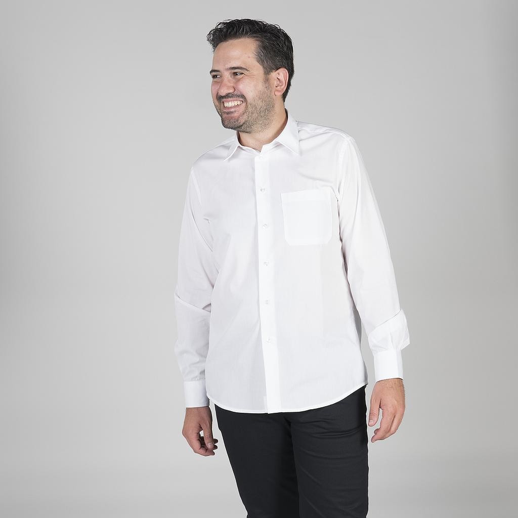 Camisa hombre 1 bolsillo m/larga