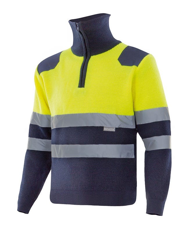 Jersey bicolor cremallera av