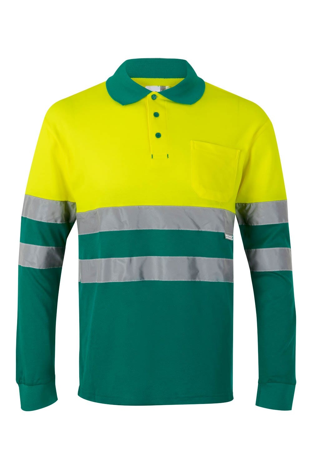 Polo algodon bicolor ml av
