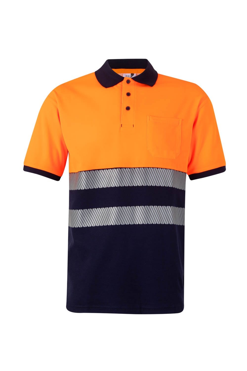 Polo algodón bicolor mc rs