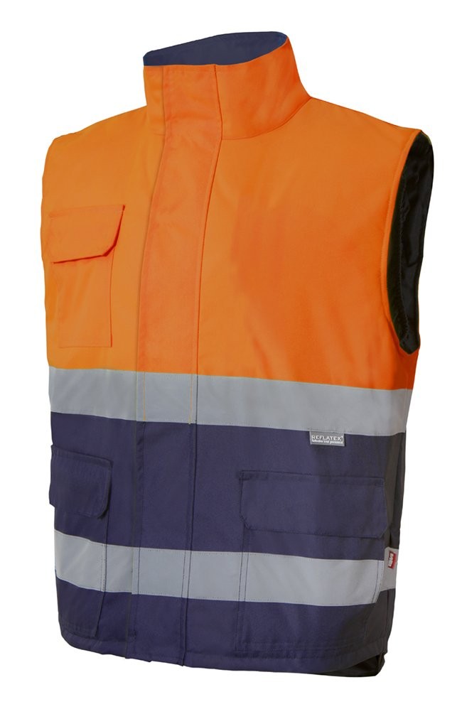 CHALECO ACOLCHADO BICOLOR AV
