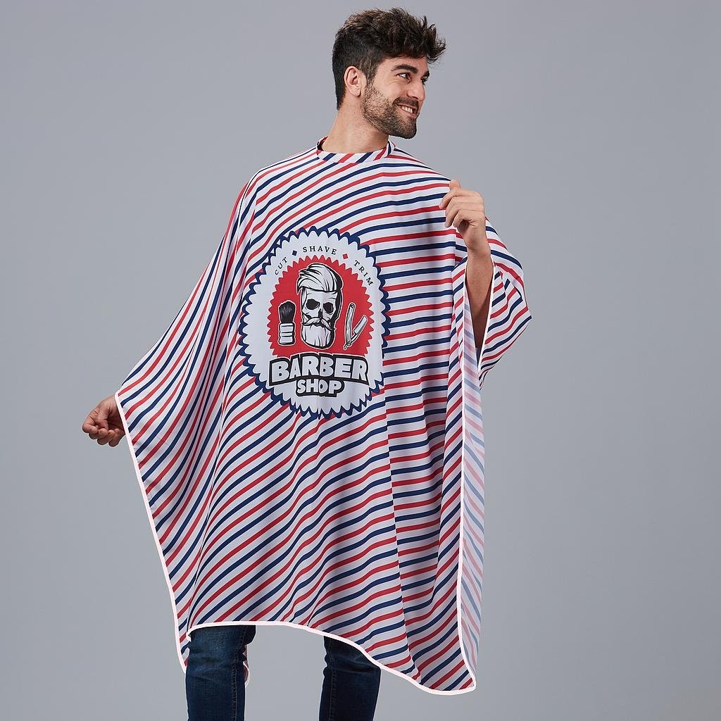 CAPA DE PELUQUERIA ESTAMPADA