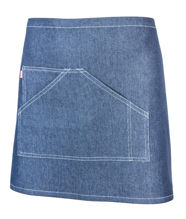 Delantal denim corto