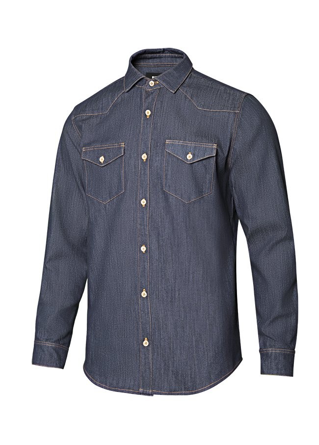 CAMISA DENIM ML HOMBRE