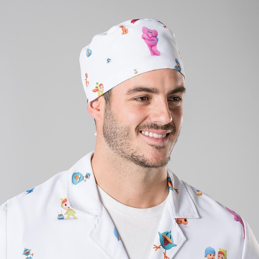 Gorro cirujano tiras pocoyo