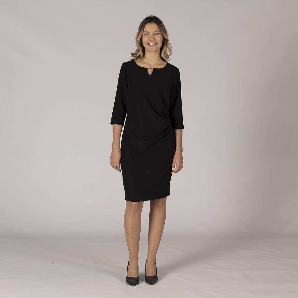 Vestido drapeado trivial