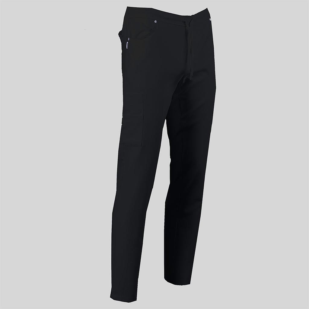 Pantalon unisex multibolsillos elastik