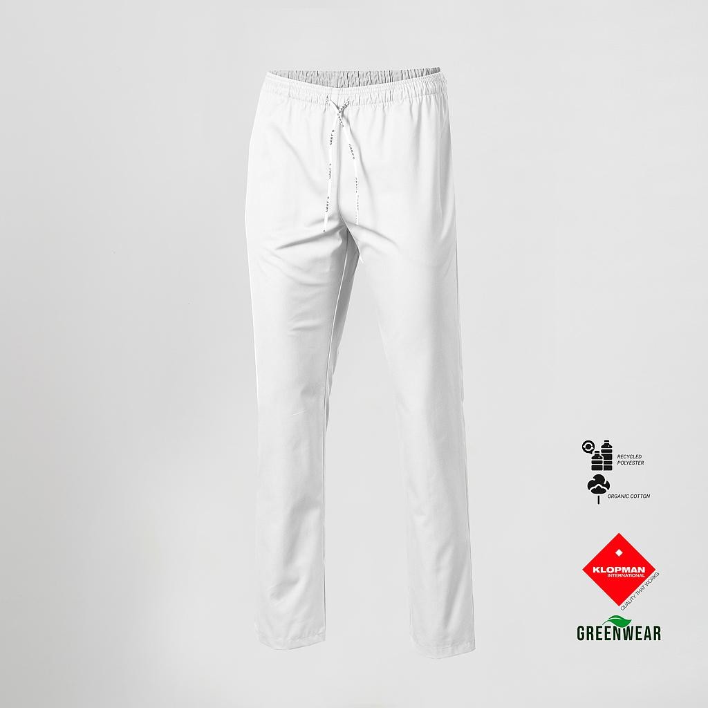 Pantalon unisex con goma y cordon tejido organico y reciclado klopman