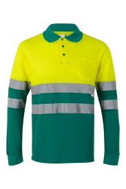 POLO BICOLOR ML AV