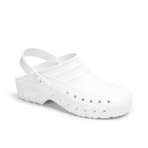Zueco perforado blanco