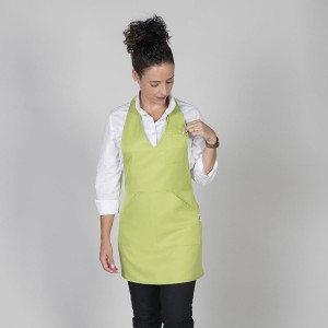 Delantal bistro sarga poliester 80x65 cm