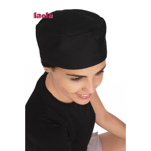Gorro cocina  negro elástico transpirable.