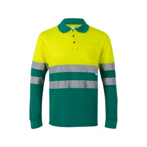 POLO BICOLOR ML AV