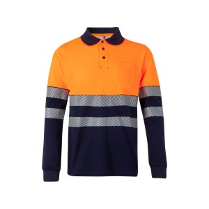 Polo algodón bicolor ml rs