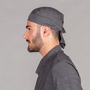 Gorro pirata chambray rombos