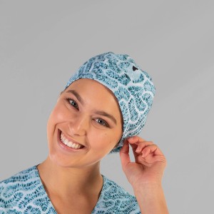 Gorro cirujano goma tejido reciclado