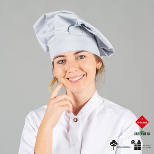 Gorro gran chef tejido reciclado y organico klopman