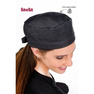 Gorro de cocina negro