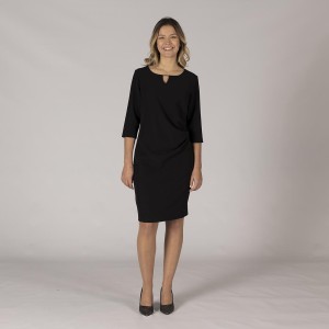 Vestido drapeado trivial