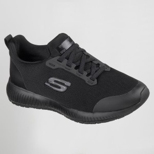 Skechers squad sr mujer negro