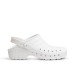 Zueco perforado blanco