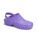 Zueco perforado morado