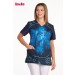 Casaca sanidad Unisex cuello pico MC Rayos-X