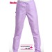 Pantalón básico con goma en cintura trasera "Bolsillos laterales" color morado