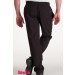 Pantalón básico goma cintura Bolsillo trasero color negro
