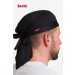 Gorro de cocina pirata negro