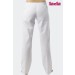 Pantalón clásico con goma y cordón en cintura. Bolsillos laterales